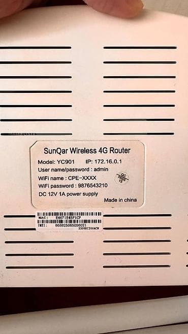 alcatel y850: Б/У в идеальном состоянии 4G Wi‑Fi роутер SunQar YC901 - Тип — 2