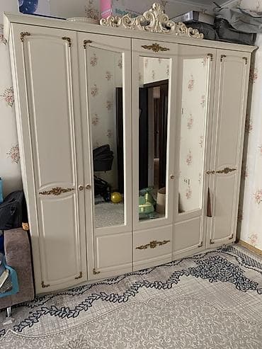 Шифоньеры, шкафы для одежды: Классический пятидверный шкаф-купе/распашной для спальни в — 1