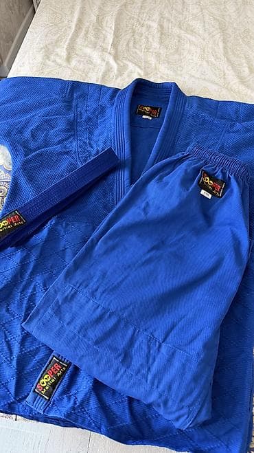 pro force: Кимоно для единоборств синего цвета -размер 180 -Плотность 750г В — 1