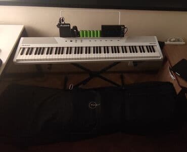 пианино мини: Продаю пианино Alesis с полным комплектом: инструмент, стойка nomad — 1