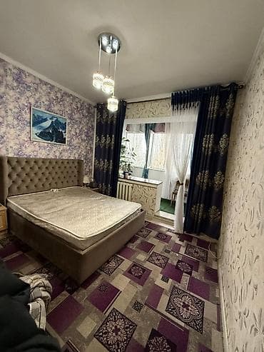 чуйская: 3 комнаты, 68 м², 105 серия, 5 этаж, Евроремонт — 2