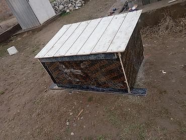 Будка для собаки из ламинированной фанеры - Просторная уличная будка