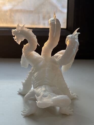 Искусство и коллекционирование: Фигурка «Гидра» (3D‑печать) - Материал: пластик (PLA/схожий — 3