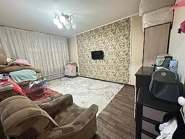 Недвижимость: 1 комната, 40 м², 105 серия, Аламедин-1 мкр 105 серия, 1 этаж, Евроремонт — 1