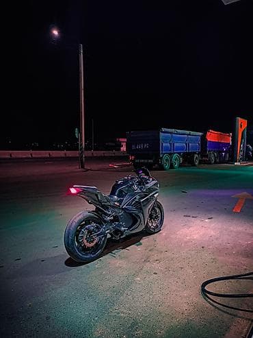 motor cycle: Электро-Спортбайк Yamaha R3 Черный глянец Не нужны права, и номера! — 1