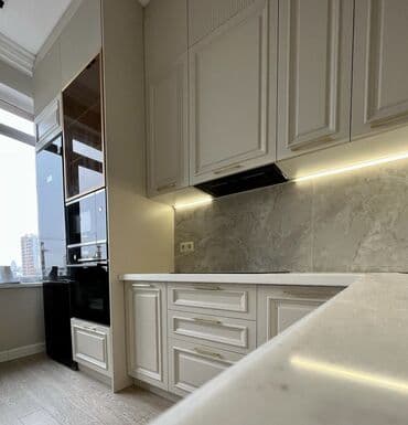 шкафы для переодевания: Буйрутма эмеректер, Ашкана гарнитурасы, Үстөл үстү, Идиштер сакталуучу шкаф — 2