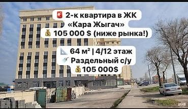 квартира цены: 2 комнаты, 64 м², Элитка, 4 этаж, Дизайнерский ремонт — 1