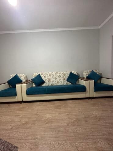 диваны раздвижные: Комплект мягкой мебели, Б/у, Самовывоз, цвет - Белый — 2