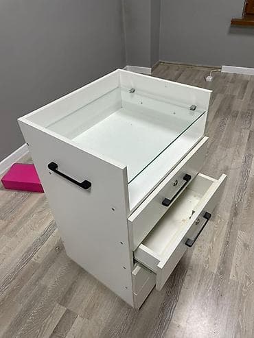 Медициналык эмерек: Кеңсе эмереги комплекти, Колдонулган, Өзү алып кетүү, түсү - Ак — 6