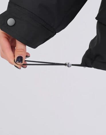 фирменные часы: Пуховик, Короткая модель, Оверсайз, L — 6