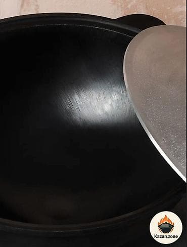 Идиш-аяк: Узбекский казан Davr Metall, чугунный - Объем: 4,5 л — оптимально на — 7