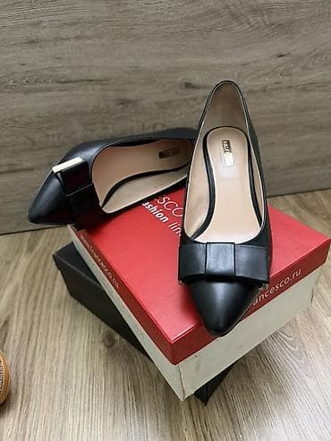 pull and beer: Туфли, 38, Basconi, Б/у, цвет - Черный, Самовывоз, Платная доставка — 3