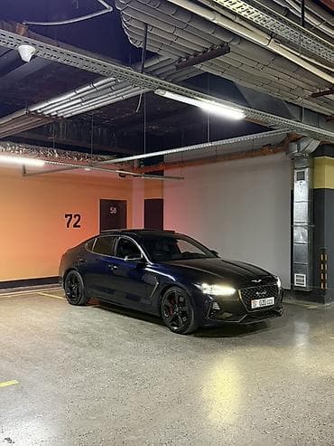 Продажа авто: Редкая модификация Genesis G70, темно-синий седан бизнес‑класса с — 3