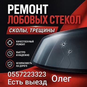 Ремон лобовых стекол ( сколы,трещины) есть выезд — 1
