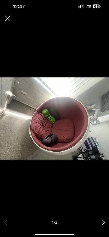 Кресла: Капсульное кресло-«яйцо» (ball chair) - Форма: закрывающееся — 3