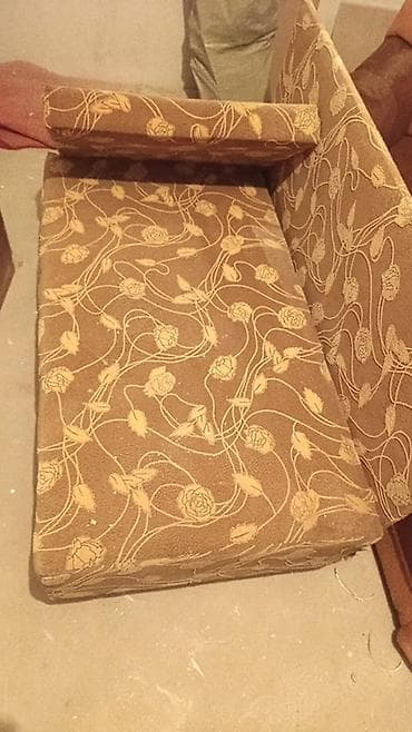 small table: Кресло-кровать, Односпальный, цвет - Коричневый — 3