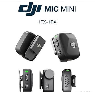 Петличные микрофоны: Беспроводной микрофон DJI Mic Mini (1 микрофон) — компактная — 2
