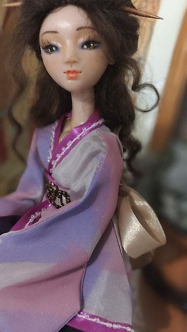 Арт-кукла в восточном стиле - Авторская будуарная кукла (из