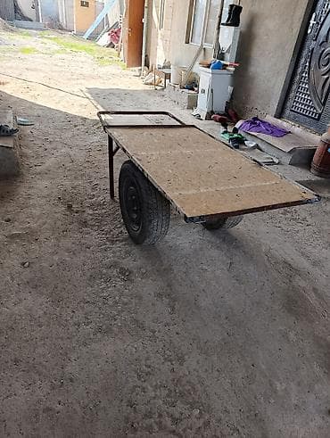 тележка трактор: Садово-строительная тачка и тележка, Стальная, Двухколесная — 2