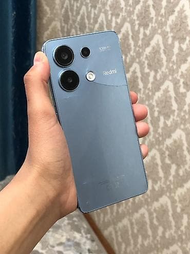 mrt dongle: Redmi, Redmi Note 13, Б/у, 128 ГБ, цвет - Синий, 1 SIM, 2 SIM — 1