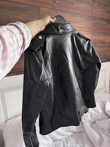 samsung note7: Кожаная куртка, Косуха, Экокожа, Укороченная модель, XS, Стандарт — 3