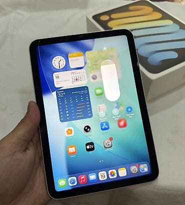 Техника жана электроника: Планшет, Apple, эс тутум 64 ГБ, 7" - 8", Wi-Fi, Колдонулган, Классикалык түсү - Боз — 6