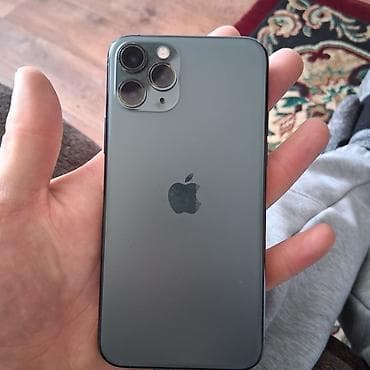 Уюлдук телефондор үчүн аксессуарлар: IPhone 11 Pro, Колдонулган, 256 ГБ, Matte Midnight Green, Каптама, 74 % — 1