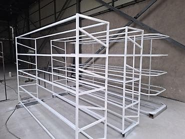 бу железа: Металлические стеллажи/каркасы любой вид сварочный изделия полки — 9
