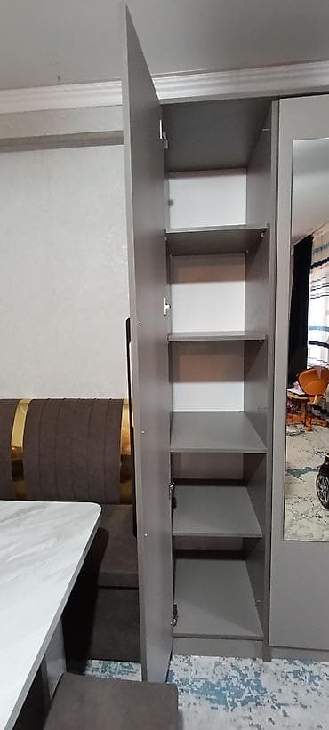 стол с тумбочкой: Шифоньер, шкаф для одежды, Прямой — 4