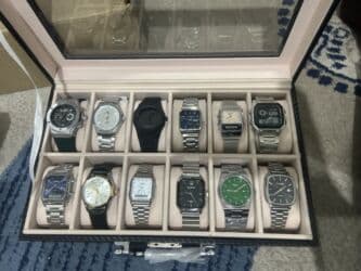 часы наручные электронные: Классические часы часы, Curren, Турция, Водонепроницаемые, Секундомер, Таймер, Мужские, Новый — 17