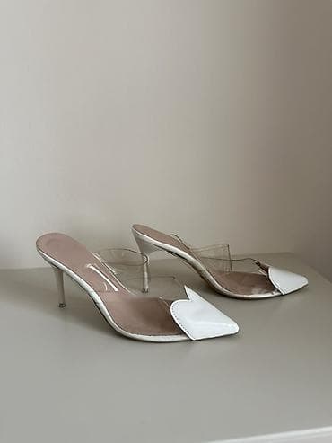 38: Босоножки, 38, 37, 37.5, Alaïa, Новый, цвет - Белый, Самовывоз — 2