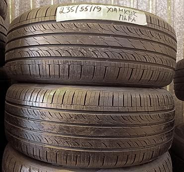 m5 e60: Шины 235 / 55 / R 19, Лето, Б/у, Пара, Легковые, Корея, Hankook — 1