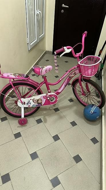 Балдар дүйнөсү: Балдар үчүн велосипед, 2 дөңгөлөктүү, 6 - 9 жаш, Кыз үчүн, Колдонулган — 1