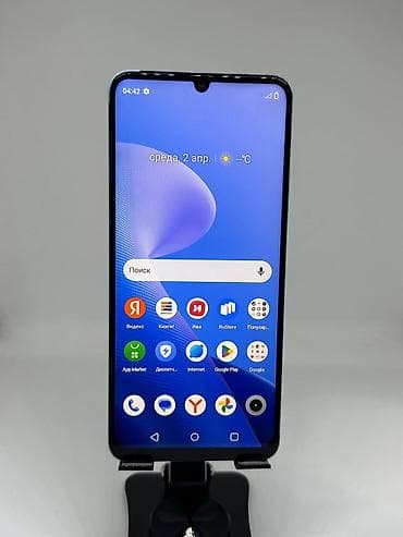 телефон 4000: Realme Note 50, Б/у, 64 ГБ, цвет - Голубой, 2 SIM — 5