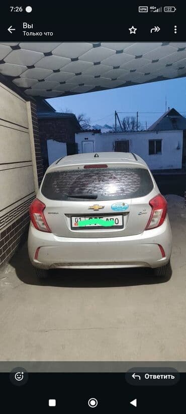машина маленький: Chevrolet Spark: 2018 г., 1 л, Вариатор, Бензин, Хэтчбэк — 1