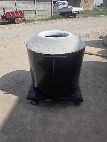 готовый тандыр: Тандыр-печь в металлическом кожухе на колесной платформе - Тип — 4