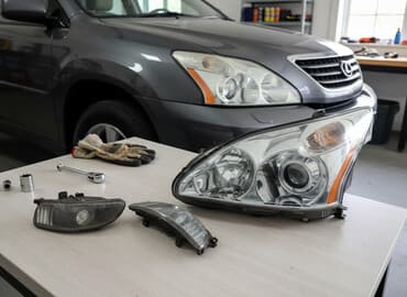 фара на лексус lx 570 цена оригинал: Комплект передних фар Lexus Б/у, Оригинал, Япония — 1