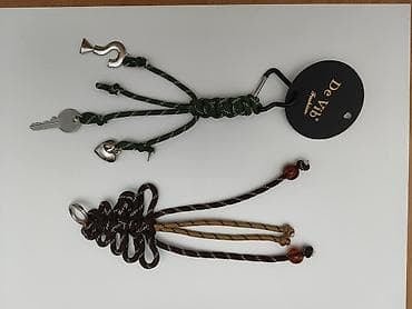 Брелоки: Брелоки-держатели из паракорда - Комплект из двух брелоков ручного — 2