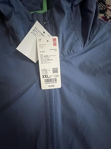 uniqlo мужская одежда: Ветровка, Осень-весна, Япония, С капюшоном, 2XL — 5