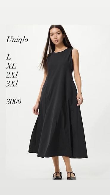 Платье Uniqlo Airism Ткань холодок Размер :3хл (маломерка) На 50р at lalafo.kg Платье Uniqlo Airism Ткань холодок Размер :3хл (маломерка) На 50р