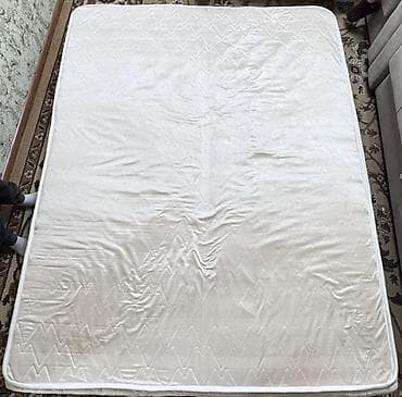 Спальный матрас, Б/у, Двуспальный, Кыргызстан, Усиленный блок пружин, Другой бренд, Матрасы средней жесткости, Самовывоз, Платная доставка