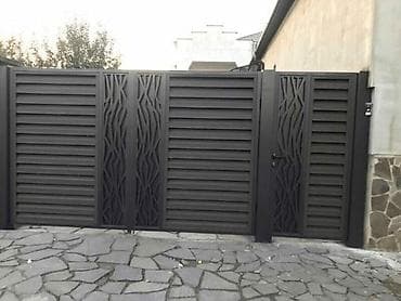 south gate: Навес ферма варота топчан эшик полка ограда жана башкаларды ортомчу — 8