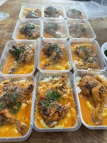 готовые раки: Обеды по 180 сом Доставка бесплатная Вкусно и сытно Түшкү тамактар — 4