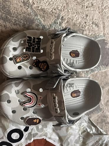 Сабо: Сабо, 37.5, Crocs, Новый, цвет - Серый, Самовывоз, Платная доставка — 3