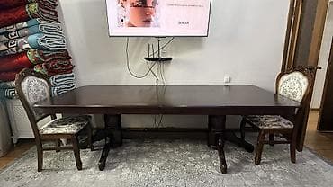 Стол трансформер Для кухни, Раскладной стол, цвет - Коричневый