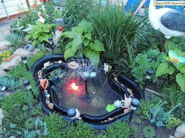 умывальник садовый: Декоративные пластиковые пруды украсить свой садовый участок стало — 5