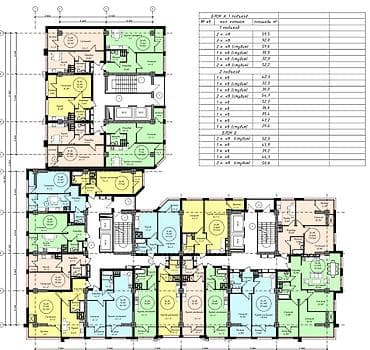 1 комната, 30 м², Шлагбаум Элитка, 10 этаж, ПСО (под самоотделку) — 3