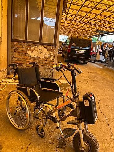 тефлоновый коврик: Электроприставка к инвалидной коляске + коляска - Передняя — 4