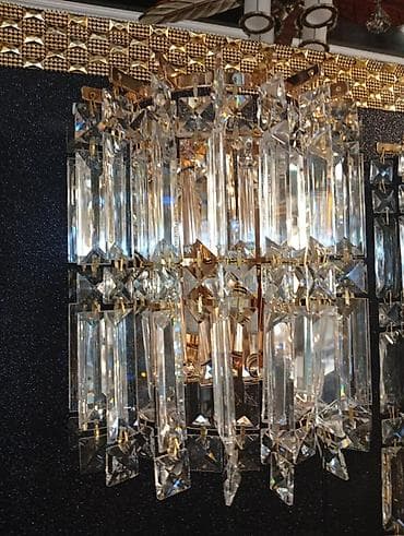 string art: Кристальная бра/настенная люстра с подвесками - Тип: настенное бра с — 1