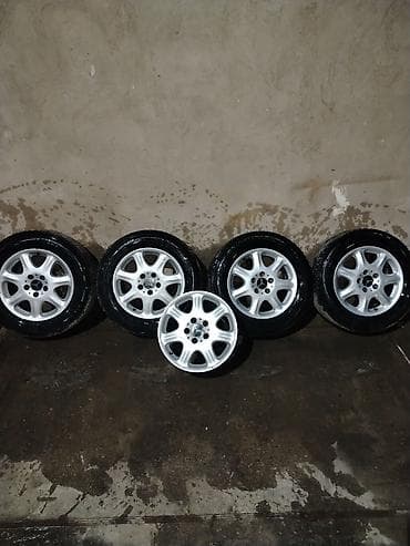 мерс 210 диск: Комплект колесных дисков Mercedes-Benz - Количество: 5 шт. (4 собраны — 1